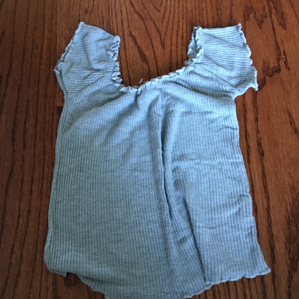 Gray shirt